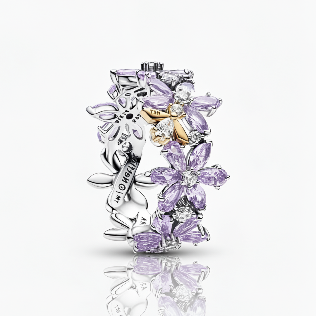 Bridgerton Bee Pandora Inspired Herbarium Ring