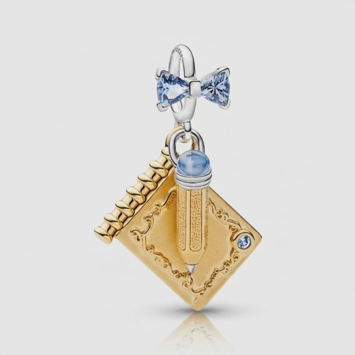 Bridgerton "May I Have This Dance" Pandora Inspired Dance Card Charm Pendant